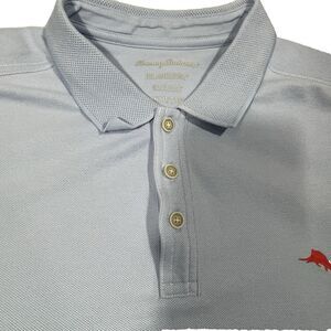 Tommy Bahama IslandZone Supima Cotton XXL Turquoise Light Blue & Coral